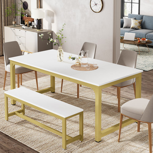 Wayfair | Gold Kitchen & Dining Tables You'll Love in 2023